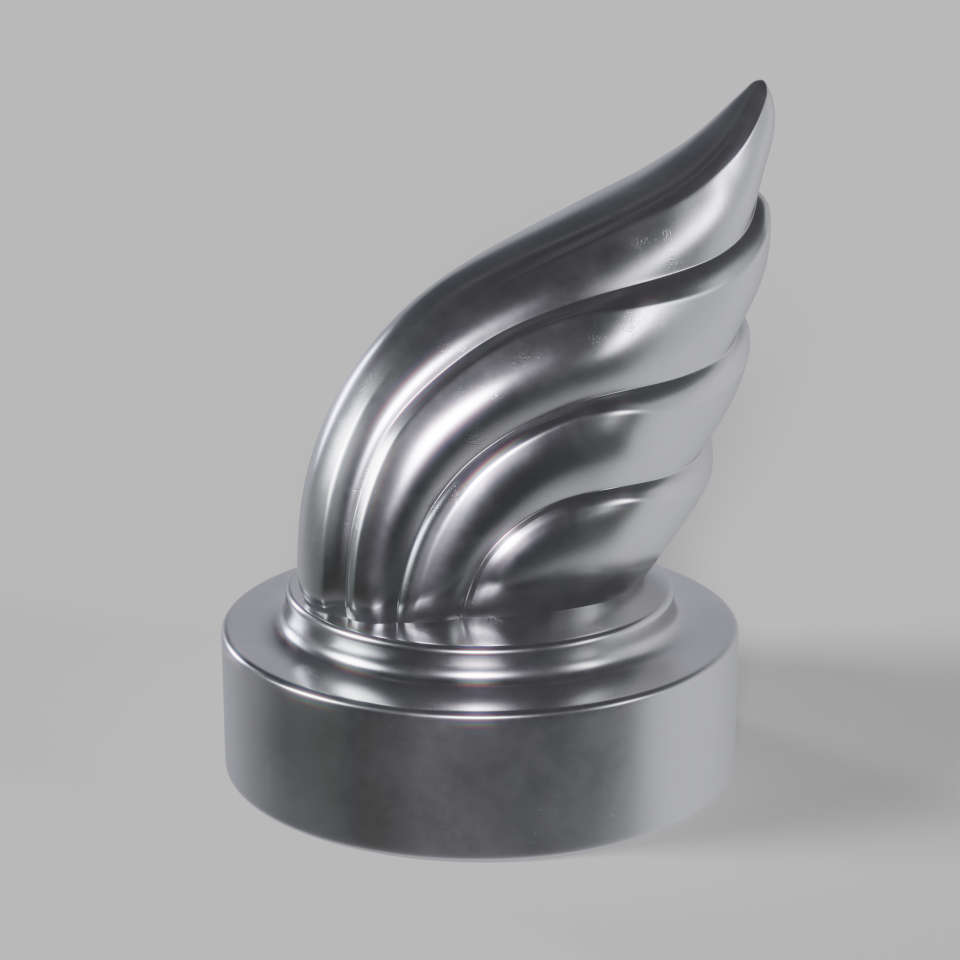 Mathis-Automobil-Kühlerfigur (3D-Druck)